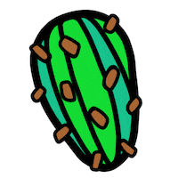 Cactus Cacti Sticker by Jeff McCann