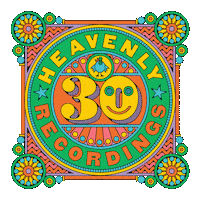 Heavenly 30Th Sticker by Heavenly Recordings