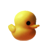 3D Duck Sticker by GitHub