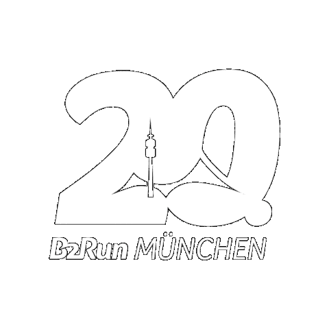 Jubiläum Firmenevent Sticker by B2Run