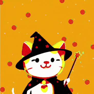 Halloween ねこ GIF