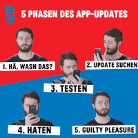 whatsapp-update 5 phasen des updates GIF by funk