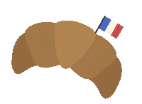 Croissant France Sticker by anny_wang