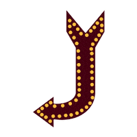 Arrows Maroon Sticker by West Texas A&M University