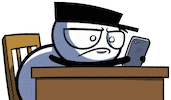 bored wait Sticker by Loading Artist