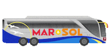 maresolviagens sun sol bus mar Sticker