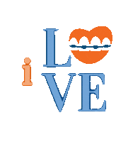 espacoortopelotas dentista i love pelotas eu amo Sticker