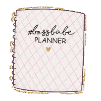 RoxyJames boss plan planner planning Sticker