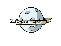eduseita good night moon good night Sticker