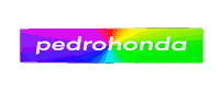 Rainbow Color Sticker by Pedro Honda