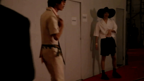jin park seoul fashion week GIF