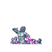 ReiSeiChikara statue ancient laokoon ancient statues Sticker