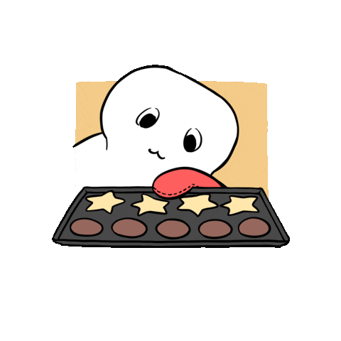 wao_kuma giphyupload cooking cookie waokuma Sticker