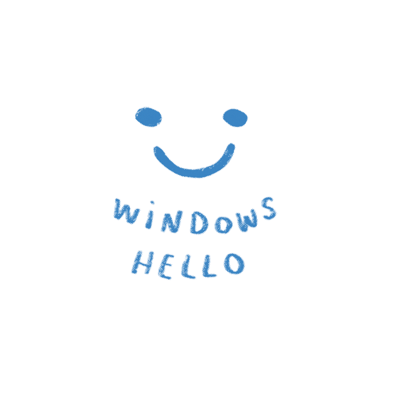 Blink Smile Sticker