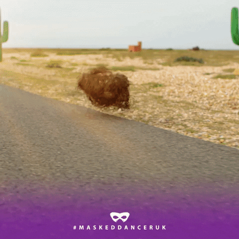 Walk Tumbleweed GIF by The Masked Singer UK & The Masked Dancer UK