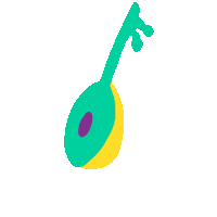 Culture Shock Guitar Sticker by De Voorkamer