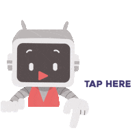 ObraDigitalPH happy cute robot here Sticker