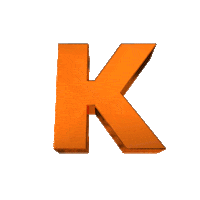 Alphabet K Sticker by ratedglobal