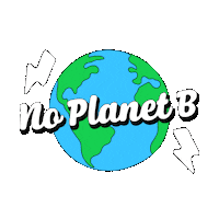no planet b Sticker by Moli Fernyx