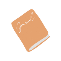 britticreative fall autumn journal flat Sticker