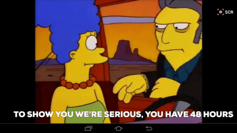 benparnham giphygifmaker simpsons fat tony GIF