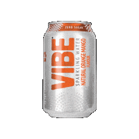 vibedrinksco vibe soda zerosugar orangemango Sticker