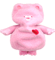Pink Bear Sticker