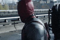 Judging Wade Wilson GIF