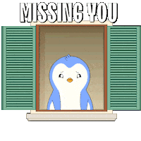 Sad Miss You Sticker by Pudgy Penguins