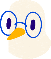 Bird Blinking Sticker by Dovetail