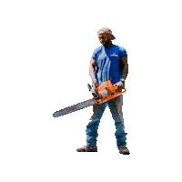 Chainsaw Woodworking Sticker by JC Property Professionals
