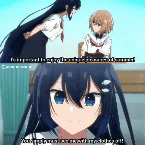 kattayan_46 giphycreatortest yuri this monster wants to eat me kattayanroyyt GIF