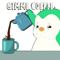 Tired Penguin Sticker by Abster