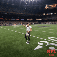 new orleans saints point GIF by SHOWTIME Sports