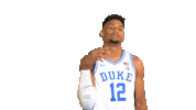 College Basketball Peace Sticker by Duke Men's Basketball