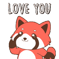 Love You Blow Kiss Sticker
