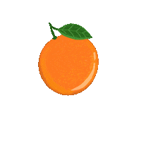 Khadzmulla orange fruit cute food cute fruit Sticker