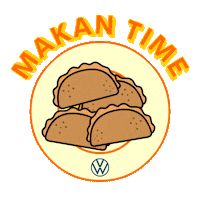 Cars Eating Sticker by Volkswagen Malaysia