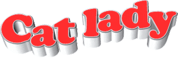 Cat Lady Sticker by AnimatedText