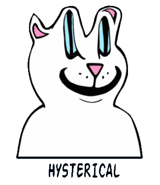 RIPNDIP_CAT mood alien disgusted hysterical Sticker