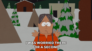scared trees GIF by South Park 