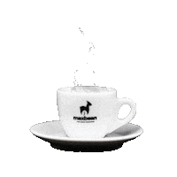 maxbean_official coffee steam goat cup Sticker