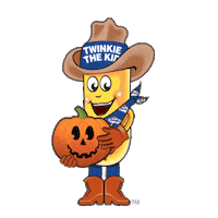 Halloween Pumpkin Sticker by Hostess Snacks