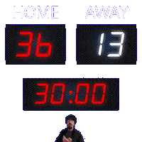 13 Away Sticker