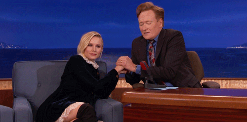 kristen bell conan obrien GIF by Team Coco