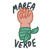 FosFeminista marea verde fòs feminista the green wave Sticker