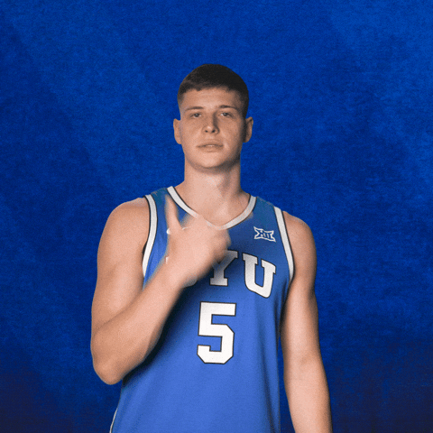 Byu Basketball Celebration GIF by BYU Cougars