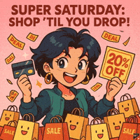 Excited Shop Til You Drop GIF by Persona