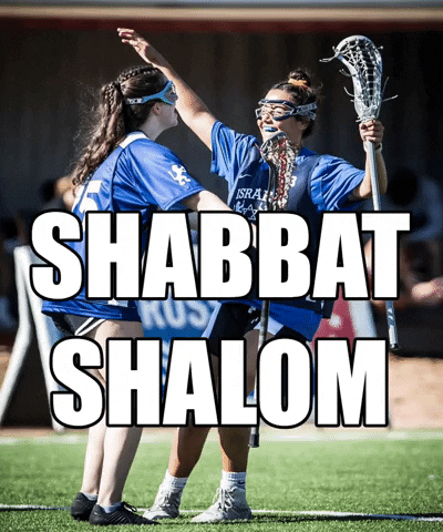 Shabbat Shalom Jewish GIF by Israel Lacrosse Association
