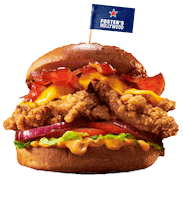 Chicken Burger Sticker by FostersHollywood